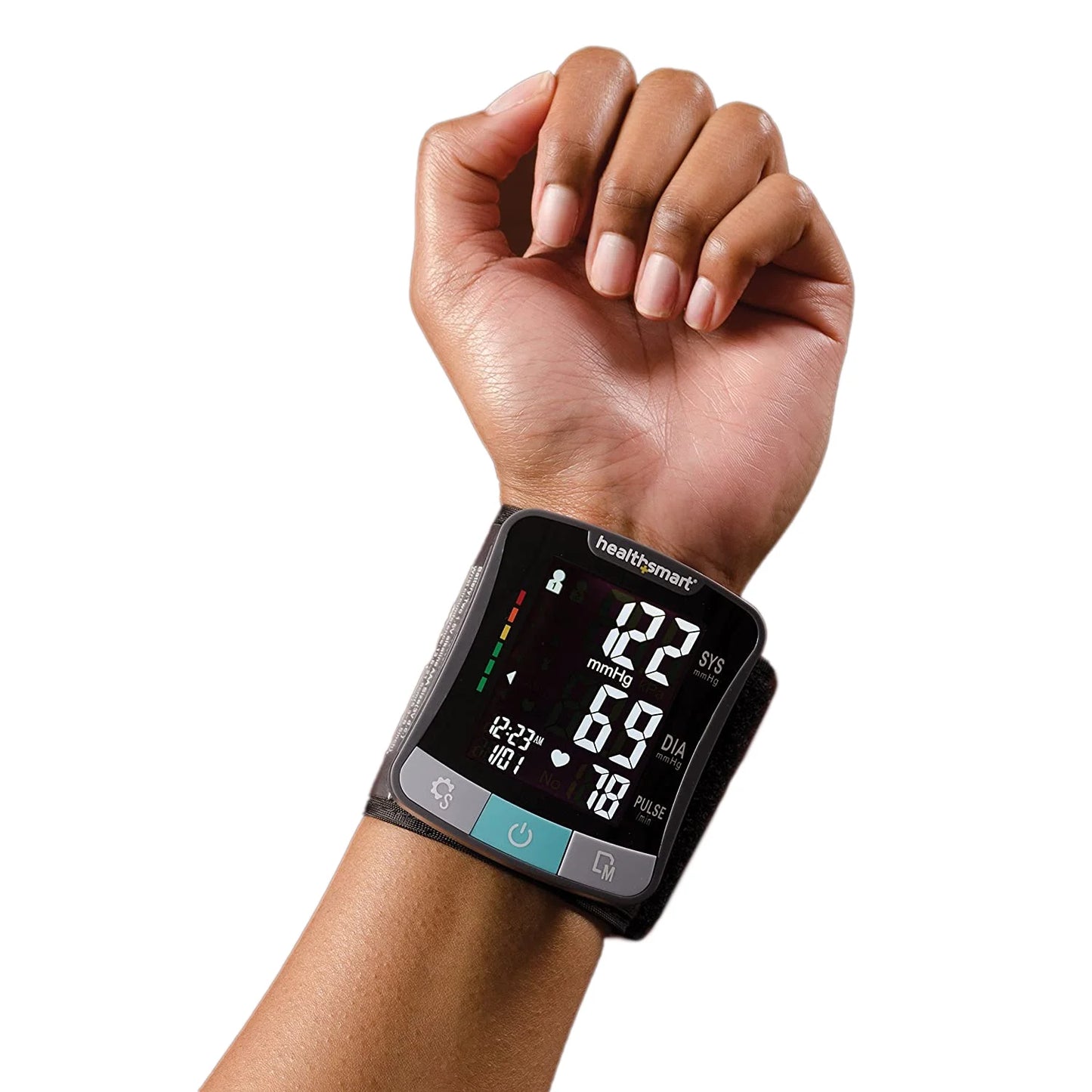Premium Digital Talking Wrist Blood Pressure Monitor, Irregular Heartbeat Detection, Stores 120 Readings - 2 Users