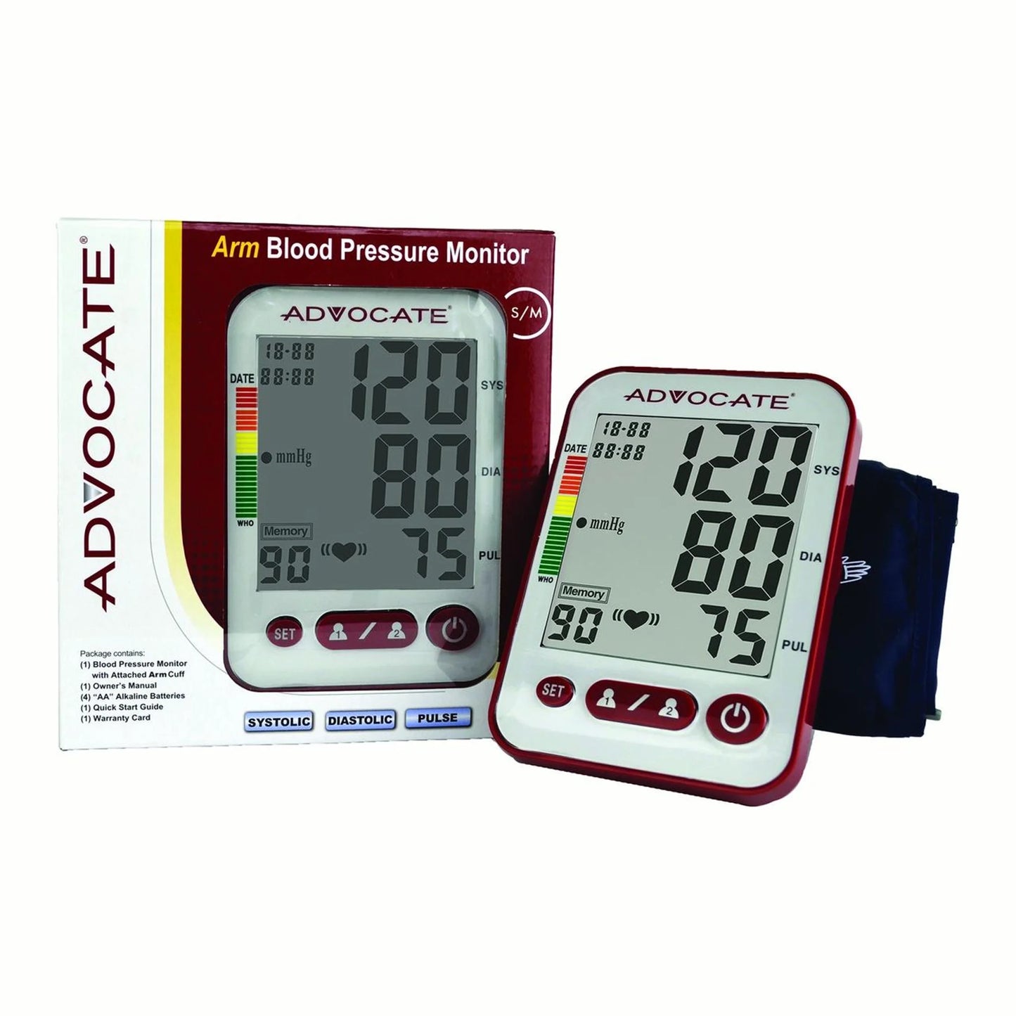 Upper Arm Blood Pressure Monitor Size Small/Medium