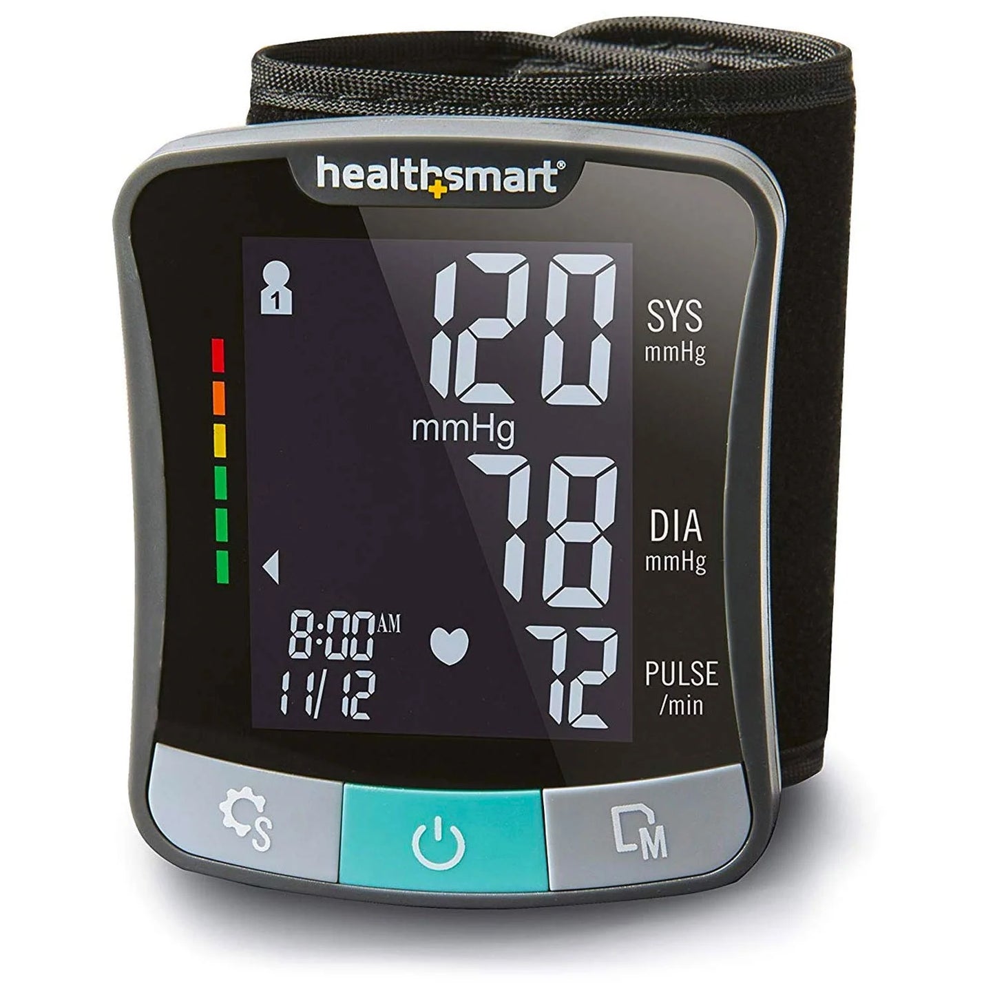 Premium Digital Talking Wrist Blood Pressure Monitor, Irregular Heartbeat Detection, Stores 120 Readings - 2 Users