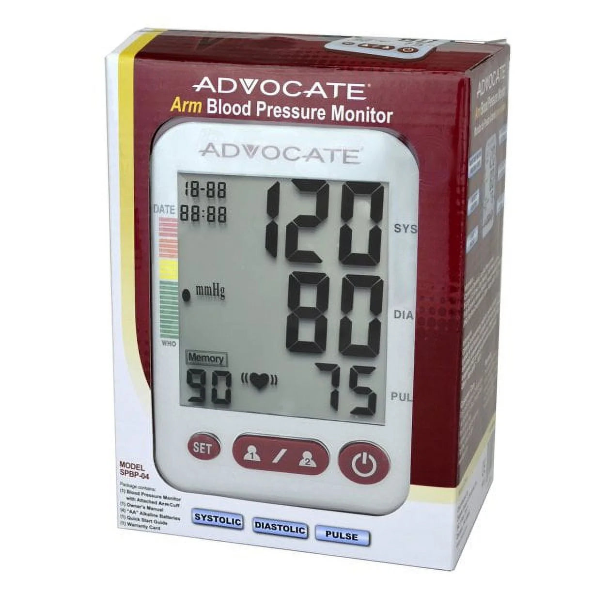 Upper Arm Blood Pressure Monitor Size Small/Medium
